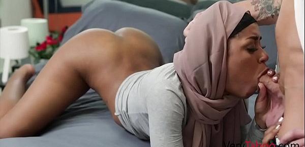  Brother Respects Ebony Sister By Fucking Her In Hijab- Milu Blaze